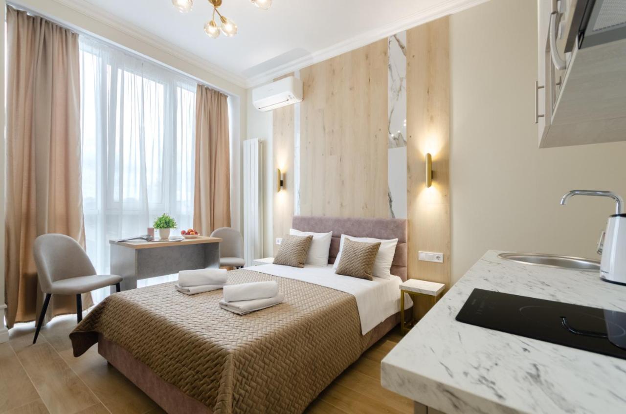 Modern New Cozy Apartment Kvartet Railway Station Kiev Exterior foto